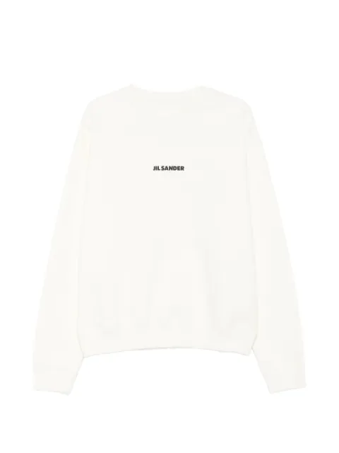 Jil Sander logo-print sweater Neutrals J22GU0148J20128