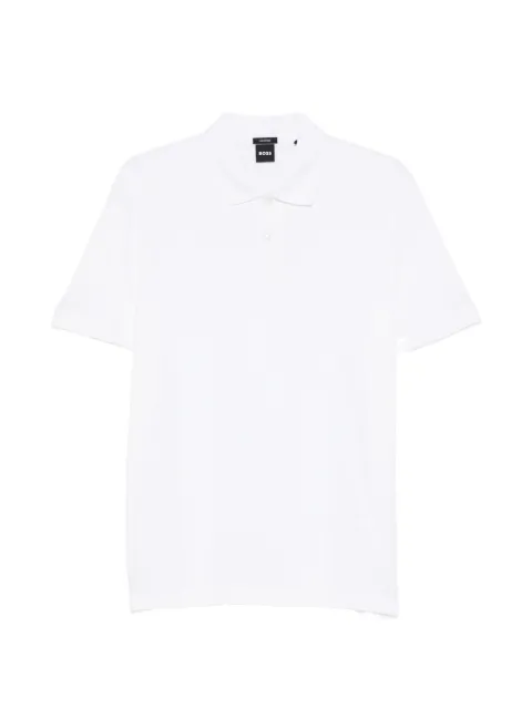 BOSS H-Parlay striped polo shirt White 50559609