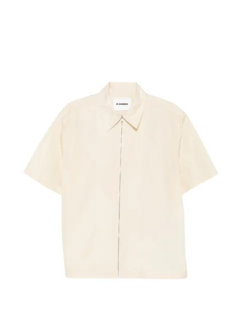 Jil Sander zip short-sleeve shirt Neutrals J22DL0355J70215105