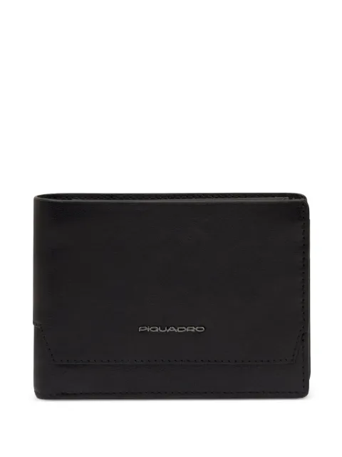 PIQUADRO logo-detail wallet Black PU1392S141R