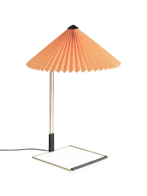 HAY pleated-shade table lamp Orange AA972A569AE98