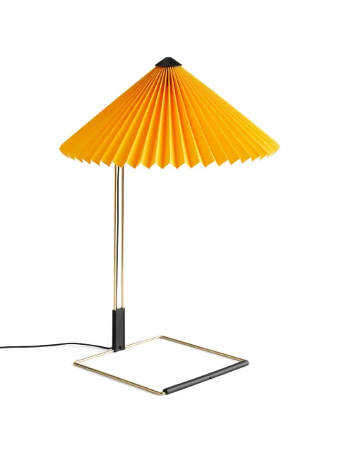 HAY pleated-shade table lamp Yellow AA972A569AB98