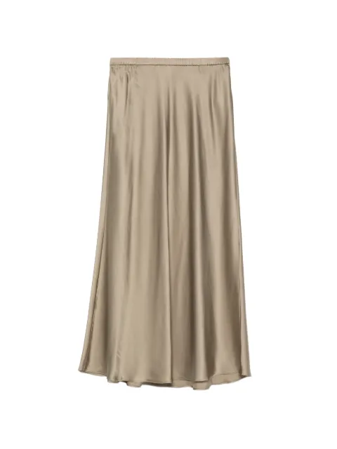 SAMSOE SAMSOE Samiley satin-finish skirt Green F25300078