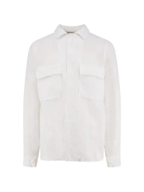 ASPESI flap-pocket shirt White CE28D06485072