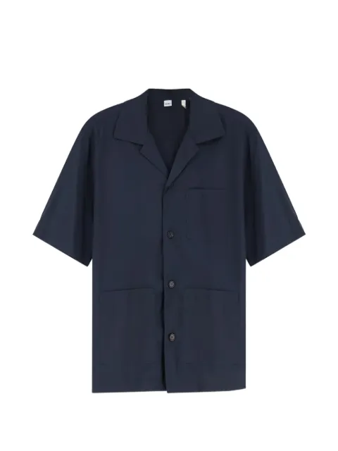 ASPESI buttoned short-sleeve shirt Blue CE18P07601098