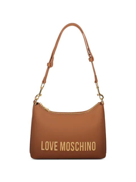 Love Moschino logo lettering shoulder bag Neutrals JC4025PP1OKD0
