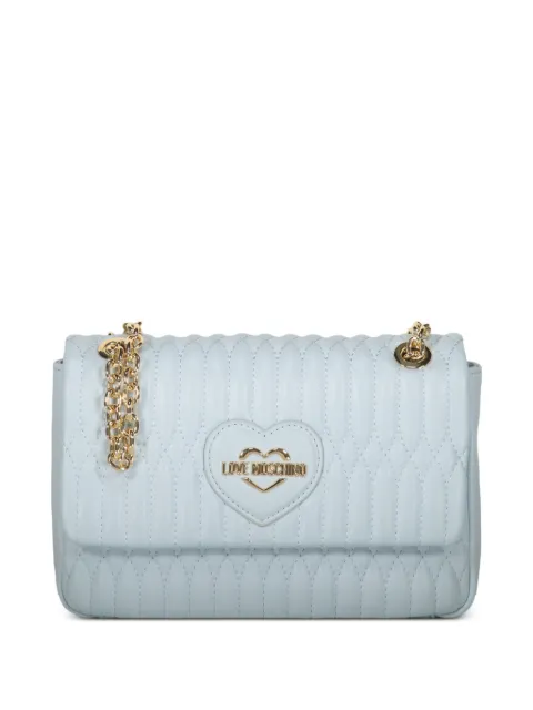 Love Moschino quilted heart shoulder bag Blue JC4033PP1OLJ0