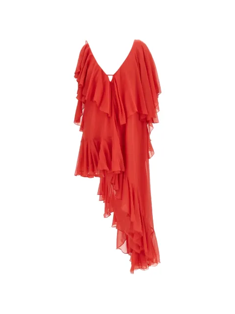VAILLANT STUDIO Rumba ruffled mini dress Red DR149
