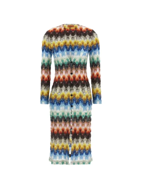 Missoni lamé lace cardigan Blue DS26SM0SBR015J