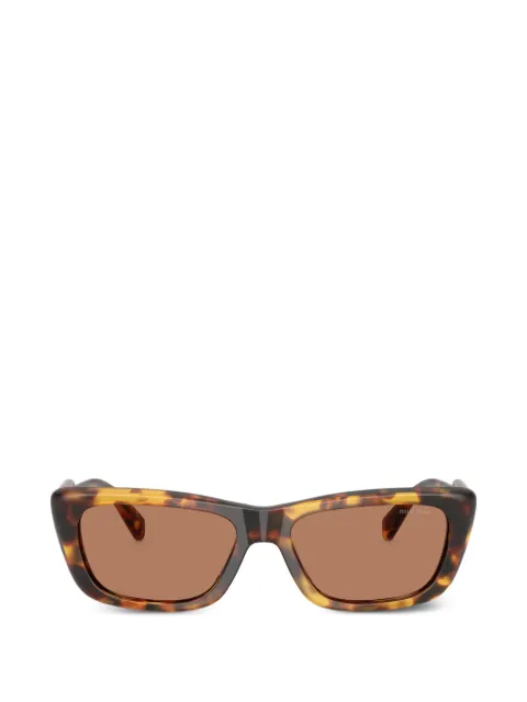 Miu Miu tortoiseshell-effect sunglasses Brown 0MUB12S