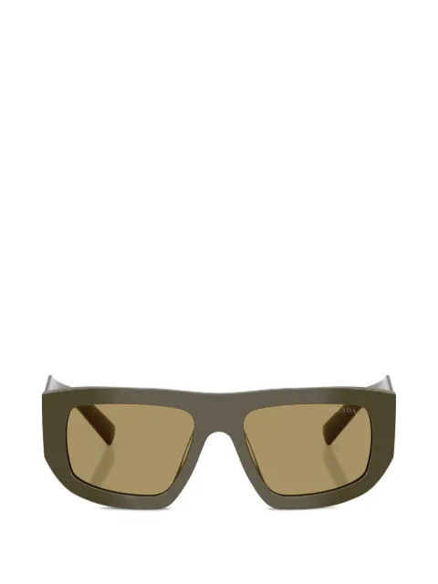 Prada Eyewear geometric-frame sunglasses Green PRD04SU