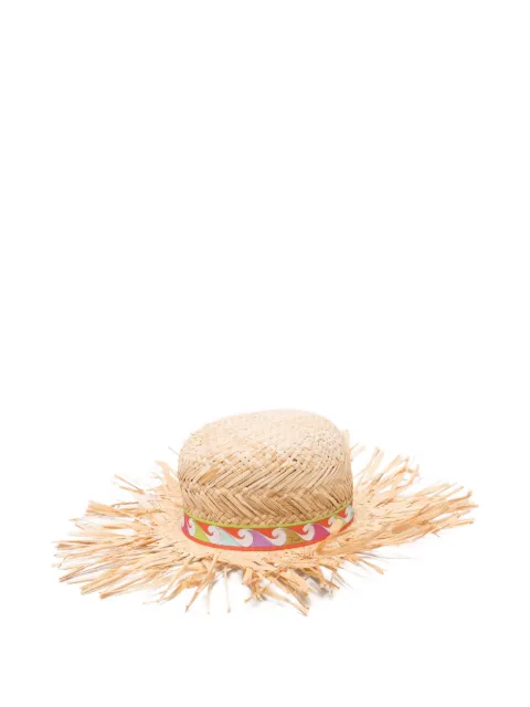 PUCCI frayed sun hat Neutrals 6HGF016H002