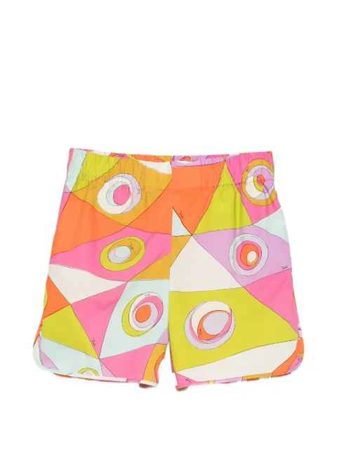 PUCCI Iride-print shorts Pink 6HRU306H720