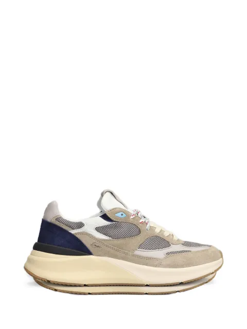 D.A.T.E. Fuga 20' panelled lace-up suede sneakers Neutrals M441F2COMB