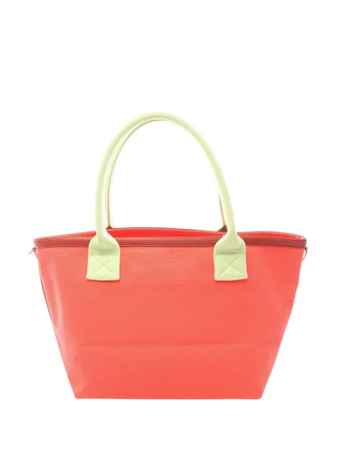 Hermès Pre-Owned 1990-2010 Toile Petit H Socabas tote bag Red 0TWBUJKY4HI50B1X