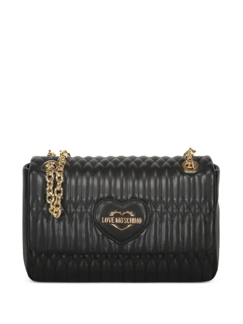 Love Moschino quilted chain shoulder bag Black JC4033PP1OLJ0