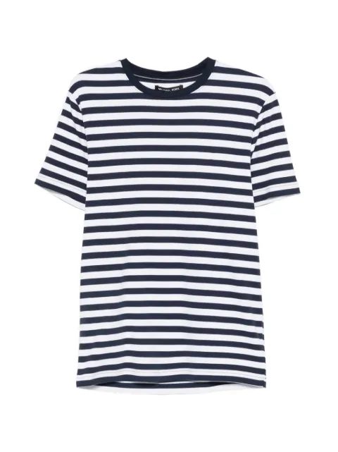 Michael Kors striped short-sleeve T-shirt Blue CS55FL1HG2