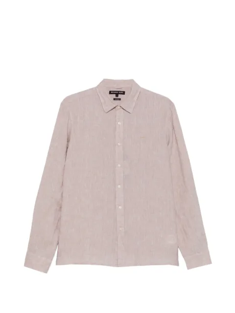Michael Kors logo-embroidered shirt Neutrals CF540914YT