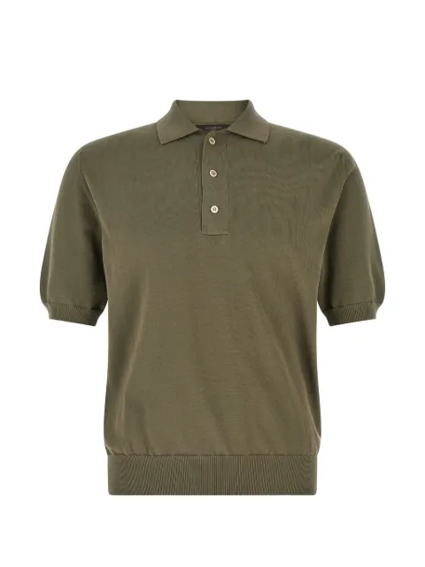 Zanone knit short-sleeve polo shirt Green 810332ZY318Z1678