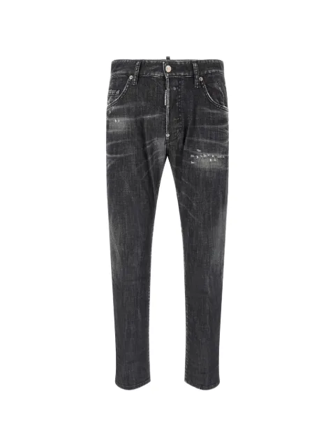 DSQUARED2 distressed cropped jeans Grey S71LB1759S30357