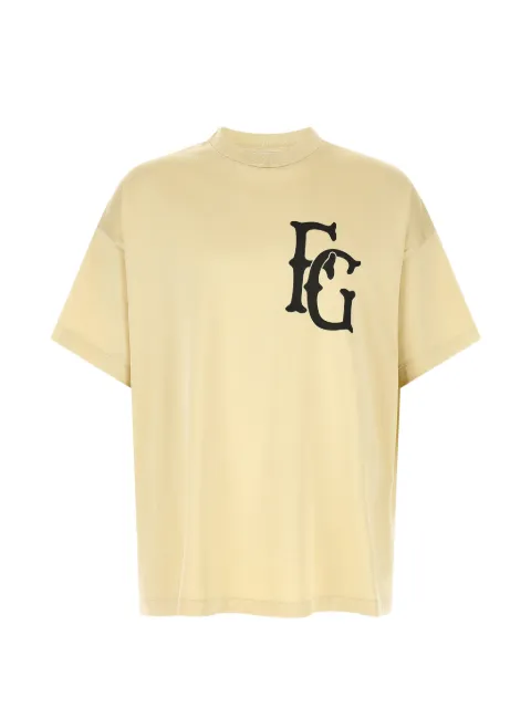Fear Of God print crew neck T-shirt Neutrals FG9M109927CRYDIRTYIVORY
