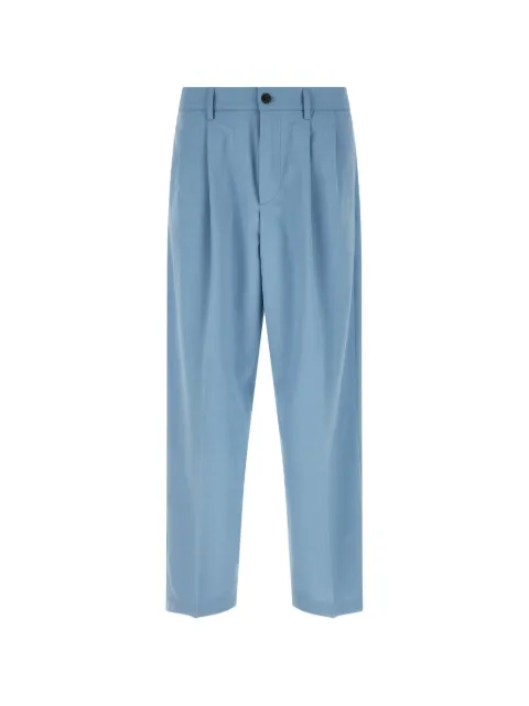 Department 5 Whisky pleated straight-leg trousers Blue UP04252M2TS0206827
