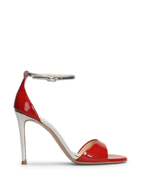 Roberto Festa Vitis ankle-strap leather heeled sandals Red VITIS