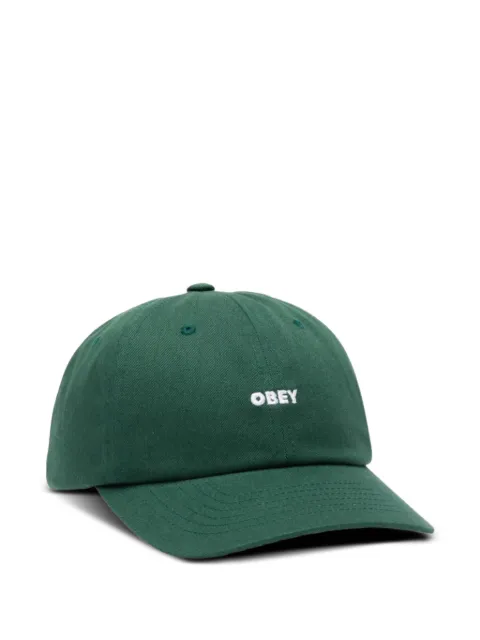 Obey curved-brim baseball cap Green 100580429