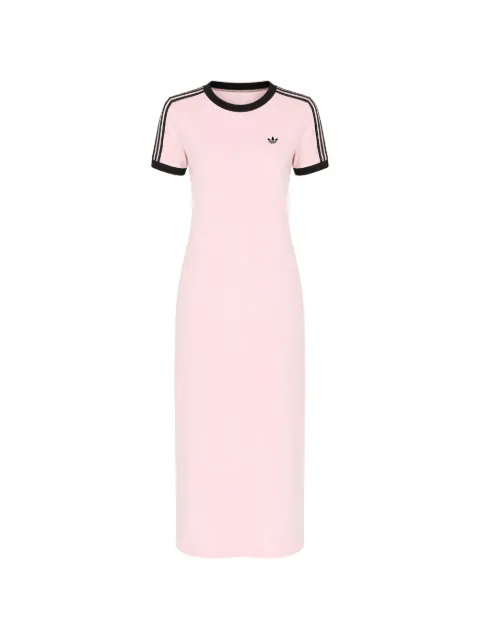 adidas three-stripe midi dress Pink KC9014