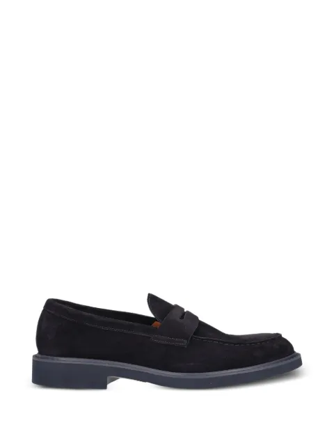 Doucal's suede loafers Blue DU2405ROBEUY009BB00