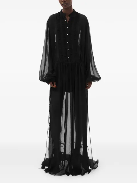 Ann Demeulemeester Tren maxi dress Black B0013958FA732