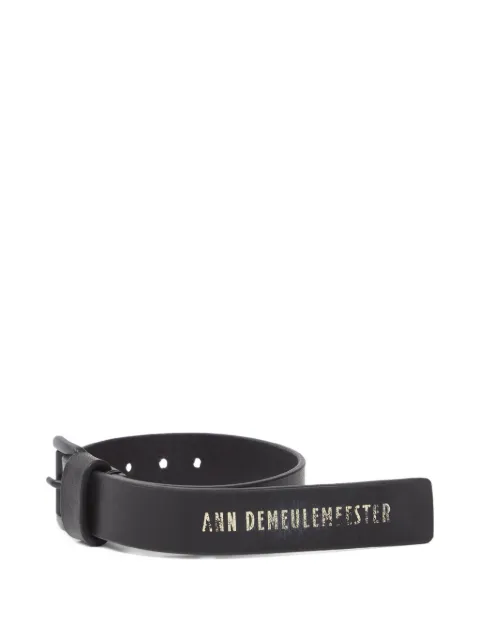 Ann Demeulemeester Vanir buckle bracelet Black B0014188LT121
