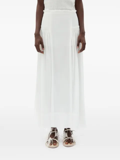 Ann Demeulemeester Ariel light maxi skirt White B0014011FA026
