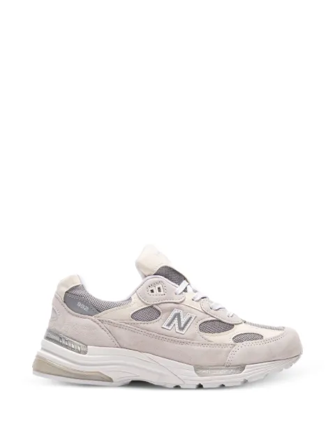 New Balance 992 mesh leather sneakers Neutrals U992NCWHITED