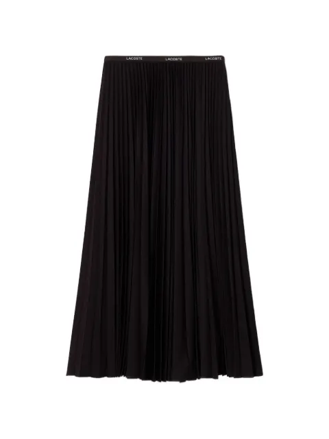 Lacoste pleated maxi skirt Black JF1402