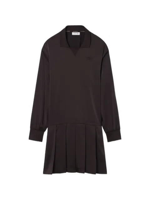 Lacoste pleated mini dress Brown EF9789