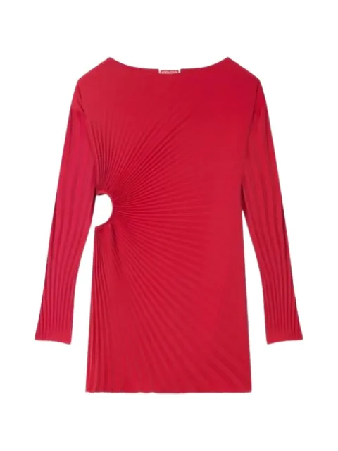 Kenzo pleated mini dress Red FE62RO2869FO
