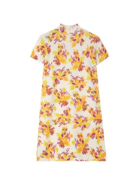 Burberry floral cotton-bend dress Neutrals 8126276
