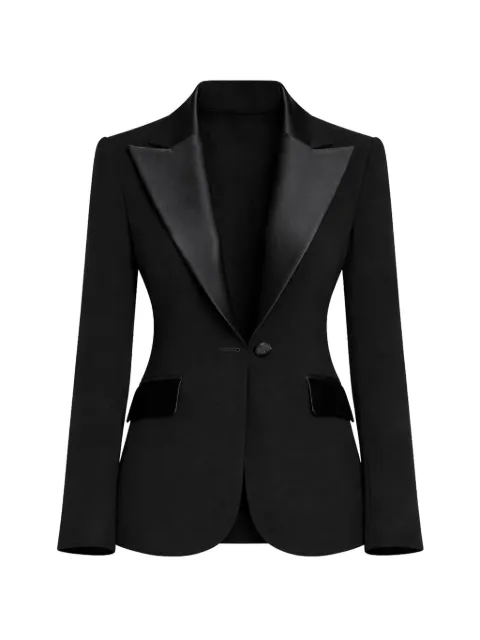Elie Saab satin blazer Black J0194NF25CSA01