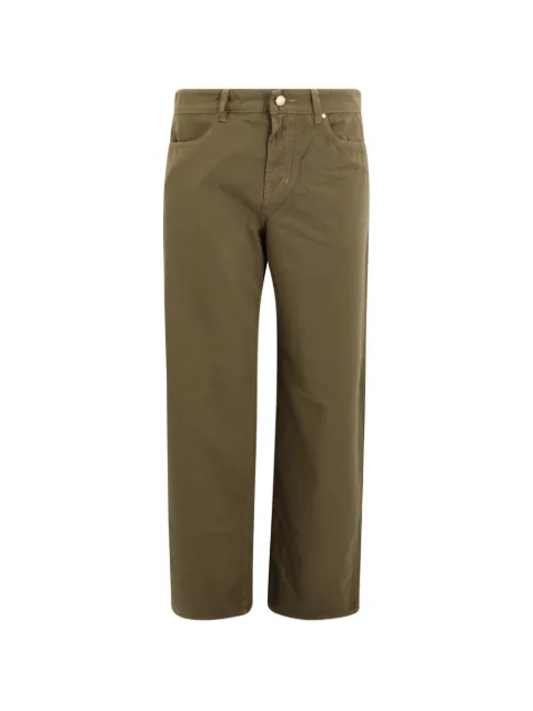 Max Mara patch-pocket straight trousers Green 2616131111600