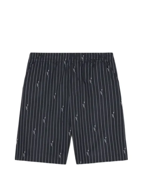 Lacoste crocodile-print shorts Blue GH1964