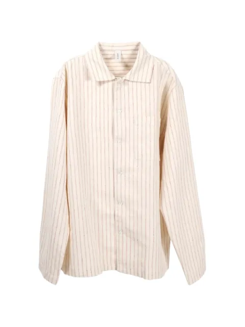 Another Aspect 2.1 striped shirt Neutrals AS21GS