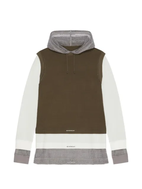 Givenchy logo-detail hoodie Brown BM71K93YGS