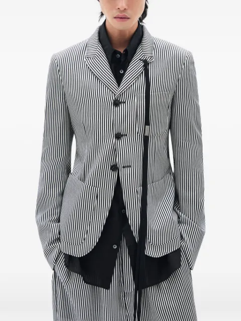 Ann Demeulemeester Josh striped blazer Black B0013930FA737
