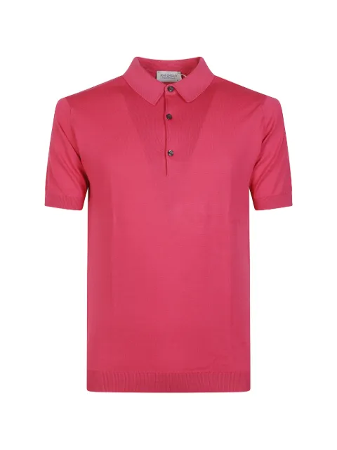 John Smedley Adrian short-sleeve polo shirt Pink ADRIAN