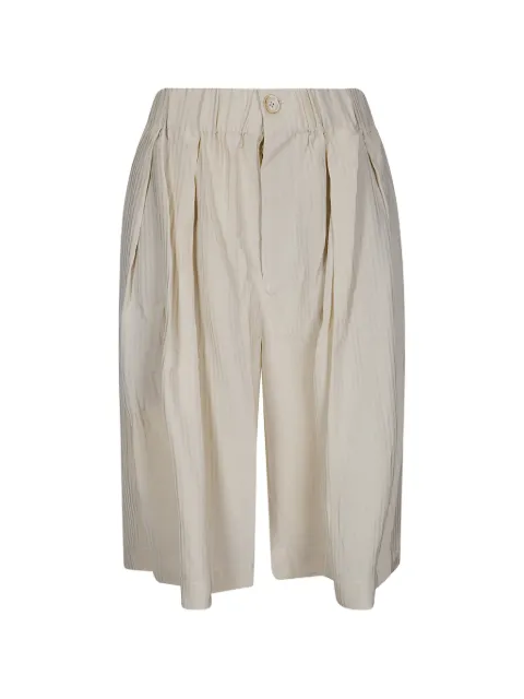 Uma Wang Poela chevron-pattern trousers Neutrals UW3014