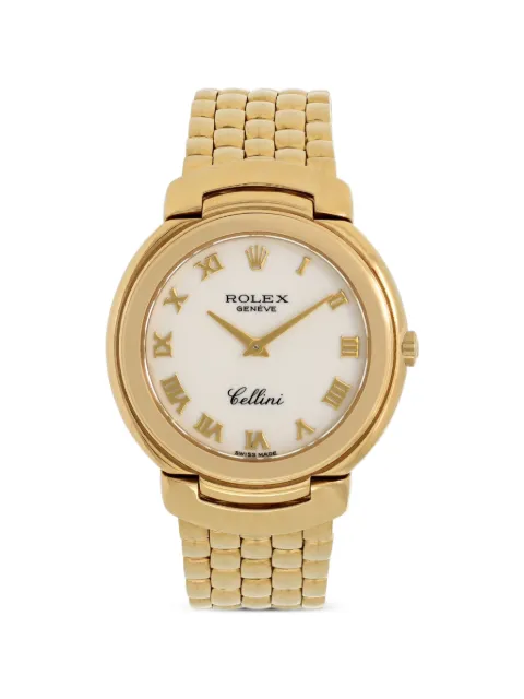 Rolex Round White 32mm Cellini watch White 6622