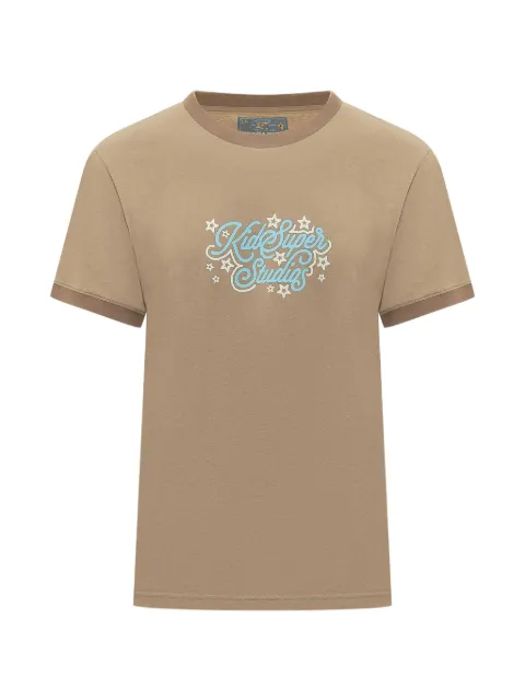 KidSuper logo-print star-motif t-shirt Neutrals SS26TEE21