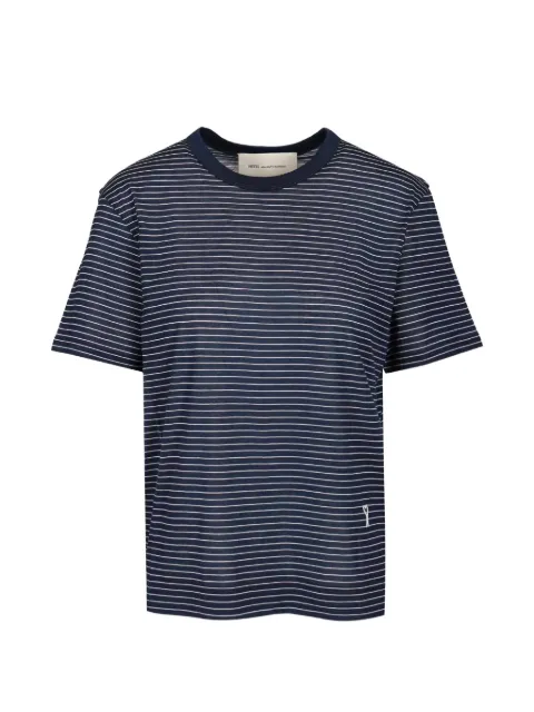 AMI Paris striped t-shirt Blue FTS373JE0212