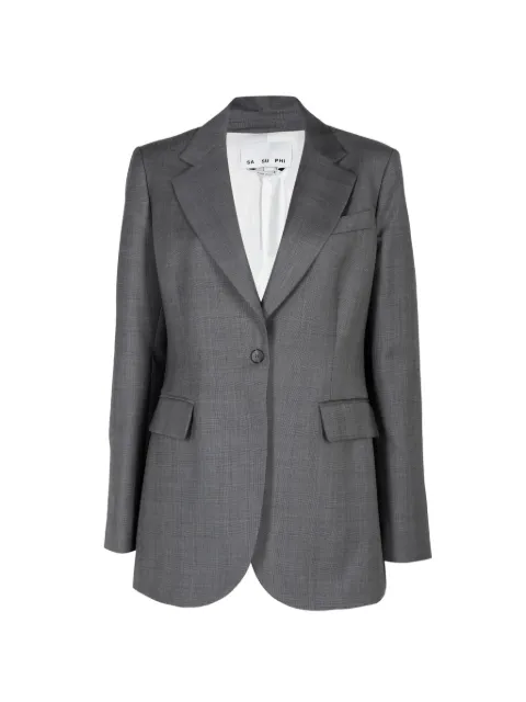 SA SU PHI Andrea notch-lapel blazer Grey W25717PG